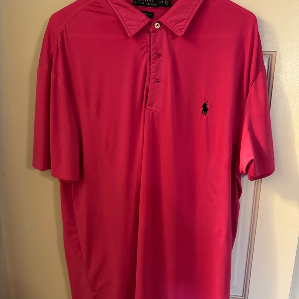 Ralph Lauren Men's Pink Polo Shirt